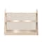 Flash Furniture Bright Beginnings Commercial 3-Shelf, 2-Sided Wooden Classroom Storage Unit w/Clear Divider, Natural MK-KE19233-GG - alternate 3